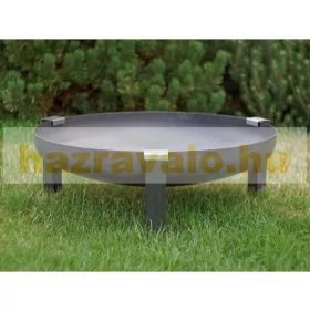   Mobil tűzrakó nyersacél 79x79x28,5 cm antik hordozható tűzrakó tál, tűzrakóhely grillező