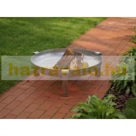   Mobil tűzrakó rozsdamentes acél 63x63x28 cm hordozható tűzrakó tál, tűzrakóhely grillező