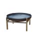 Mobile fire pit raw steel 79x79x38.5 cm antique portable fire pit bowl, fire pit grill