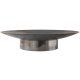 Mobile fire pit stainless steel 58x58x13.6 cm portable fire pit bowl, fire pit grill