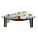 Mobile fire pit stainless steel 80x80x22 cm portable fire pit bowl, fire pit grill