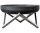 Mobile fire pit raw steel 79x79x39 cm antique portable fire pit bowl, fire pit grill