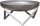 Mobile fire pit stainless steel 63x63x36 cm portable fire pit bowl, fire pit grill