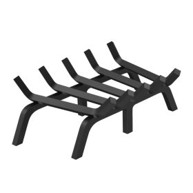   Kandallófa-tartó 53 cm acél tűzifaállvány 6 lábbal porszórt kivitel