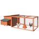 Chicken coop, chicken house run, chicken cage 145x221x81 cm