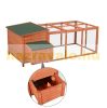 Chicken coop, chicken house run, chicken cage 145x221x81 cm