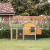 Hen house 168x75x103 cm poultry house nesting box solid wood chicken house weatherproof birdhouse, cage