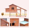 Chicken coop, hen cage, chicken house solid wood 190x66x116 cm