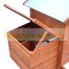 Chicken coop, hen cage, chicken house solid wood 190x66x116 cm