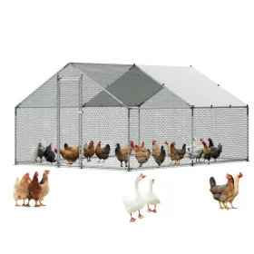   Tyúkól 300x400x200 cm járható baromfi kifutó tetővel és zárral