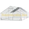 Chicken coop steel free range XXXL outdoor poultry house with shading roof 300x600x200 cm for 12-18 chickens and ducks