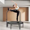 Összecsukható fitness trambulin 1027 mm 150 kg teherbírás mini edzőtrambulin állítható fogantyúval sporttrambulin