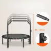 Összecsukható fitness trambulin 1027 mm 150 kg teherbírás mini edzőtrambulin állítható fogantyúval sporttrambulin