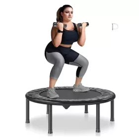   Összecsukható fitness trambulin 934 mm 100 kg teherbírású mini edzőtrambulin