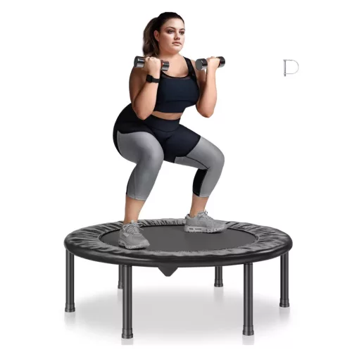 Összecsukható fitness trambulin 934 mm 100 kg teherbírású mini edzőtrambulin