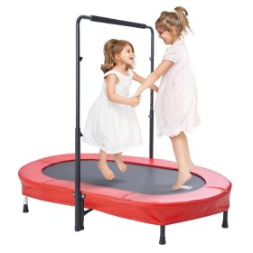   Összecsukható gyerek trambulin kapaszkodóval beltéri és kültéri mini trambulin