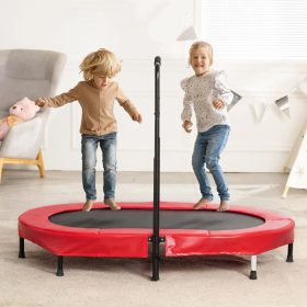   Összecsukható gyerek trambulin kapaszkodóval beltéri és kültéri mini trambulin