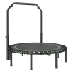 Összecsukható fitness trambulin 1295 mm 205 kg teherbírású mini edzőtrambulin állítható fogantyúval