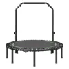 Összecsukható fitness trambulin 1295 mm 205 kg teherbírású mini edzőtrambulin állítható fogantyúval