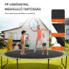 Trambulin ugrálófelület 426 cm-es trambulinhoz UV-álló csere ugrószőnyeg 72 V-gyűrűvel