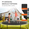 Trambulin ugrálófelület 426 cm trambulinhoz UV-álló csere ugrószőnyeg 72 V-gyűrűvel