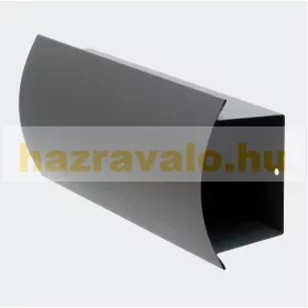   Újságtartó antracit szóróanyag rekesz horganyzott acél reklámújság tartó 32x14x8 cm újságpapír rekesz újságtartó rekesz