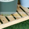 Planting table 151x45x143 cm gardening table solid wood work table with chalk board