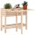 Plant planting table in gray color, metal worktop and 2 shelves