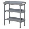 Planting table 80x40x84 cm gardening table pine wood work table