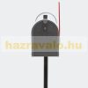 American-style letterbox with silver letter newspaper holder stand galvanized steel letterbox