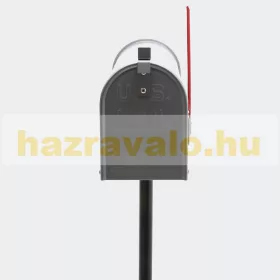   Amerikai stílusú postaláda ezüst levél újság tartó állvánnyal horganyzott acél levélszekrény