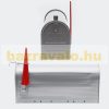 American-style letterbox with silver letter newspaper holder stand galvanized steel letterbox