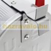 American-style letterbox with silver letter newspaper holder stand galvanized steel letterbox