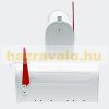 American style mailbox white letter newspaper holder stand galvanized steel letter cabinet