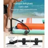 Felfújható úszódokk napellenzővel és kisállat rámpával 305x183 cm lebegő vízi platform