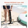 Felfújható úszódokk hálós pihenőrésszel 305x244 cm ovális lebegő vízi platform