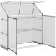 Garden greenhouse 129.5x58x140.5 cm polycarbonate greenhouse with aluminum frame