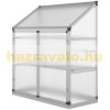 Garden greenhouse 129.5x58x140.5 cm polycarbonate greenhouse with aluminum frame