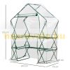 Foil tent greenhouse for growing and growing plants 143x73x195 cm