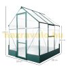 Garden greenhouse 190x190x220 cm with polycarbonate sheet greenhouse with aluminum frame