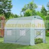 Greenhouse foil tent 245x200x198 cm foil tent for growing plants green