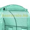 Greenhouse foil tent 245x200x198 cm foil tent for growing plants green