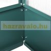 Garden greenhouse 250x190x219 cm with polycarbonate sheet greenhouse with aluminum frame