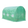 Greenhouse foil tent 350x200x200 cm green