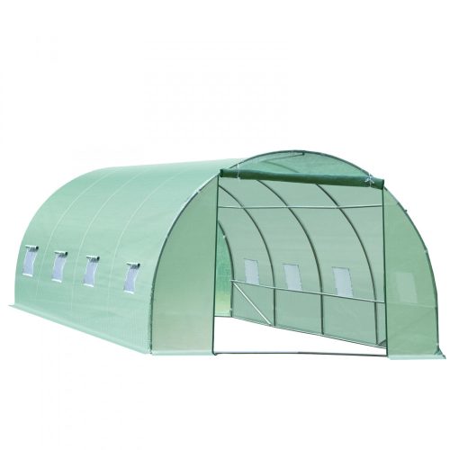 Greenhouse foil tent 600x300x200 cm foil tent for plant cultivation green