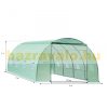 Greenhouse foil tent 600x300x200 cm foil tent for plant cultivation green