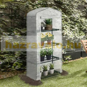   Mini üvegház növénytermesztéshez és neveléshez - hobby fóliasátor melegház 70x50x160 cm PE fólia