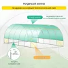 Üvegház 6,1x3x2,1 m fóliasátor horganyzott acélvázzal és 140 g/m² PE fóliával