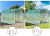 Foil tent for plant cultivation and education 8-window greenhouse greenhouse 500x200x210cm