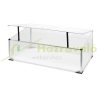 Mini greenhouse polycarbonate greenhouse 100x60x40 cm aluminum frame plant house for growing fruits, vegetables and plants 